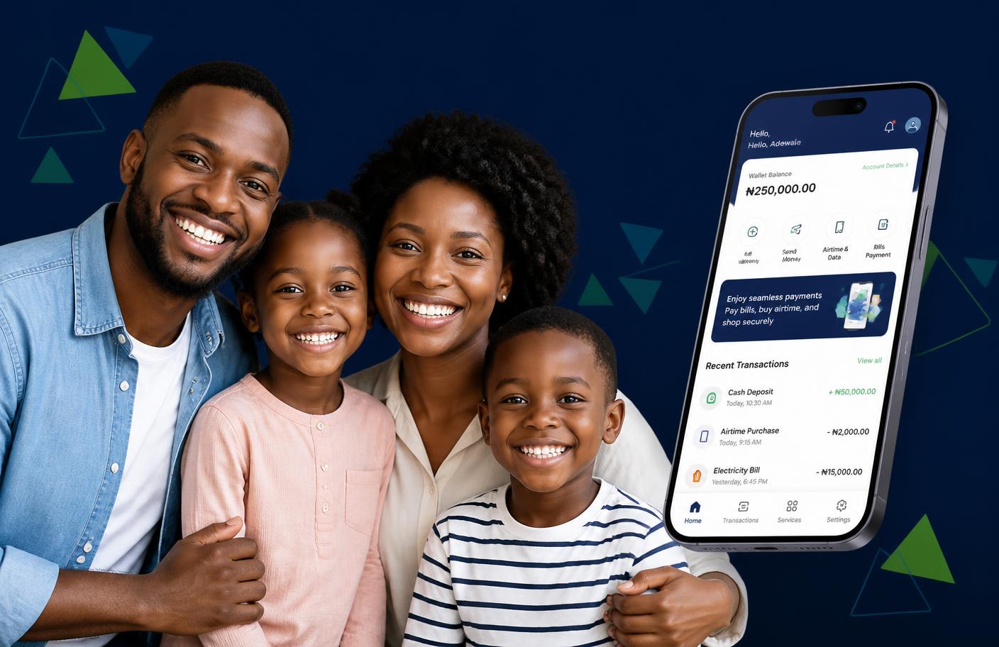 Famille utilisant l'application LabFiable